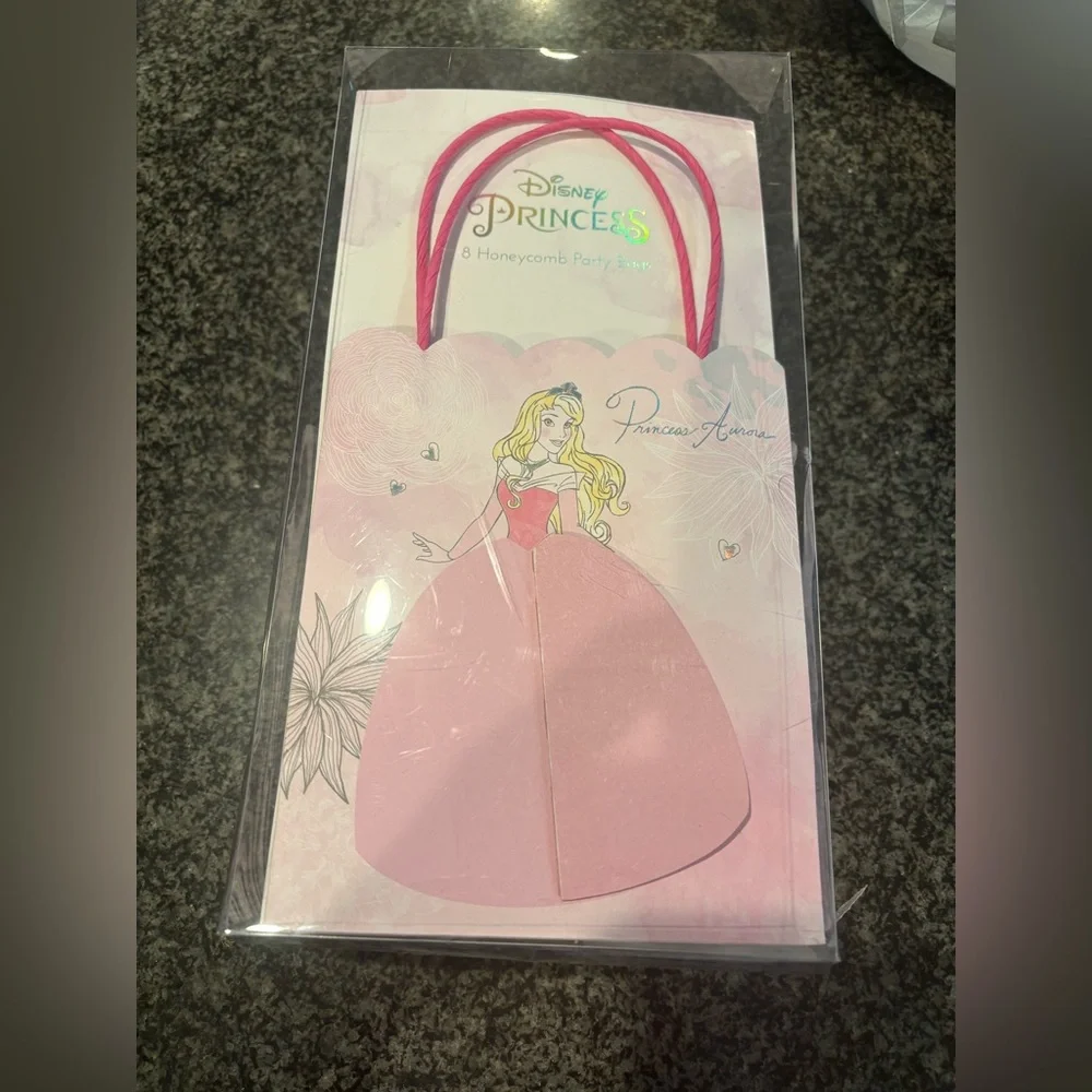 Disney Princess sleeping beauty honey comb Pink Party Bags